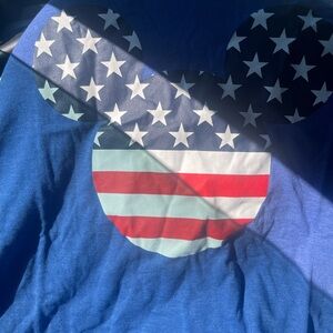 Disney Blue Star and Stripe Kids Tee
